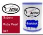 Preview: Subaru, Ruby Pearl, 947: 500ml Lackdose, von ATW Autoteile West.